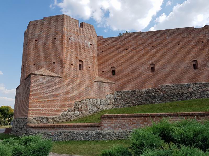Zamek Działdowo Północno-zachodnia strona zamku
