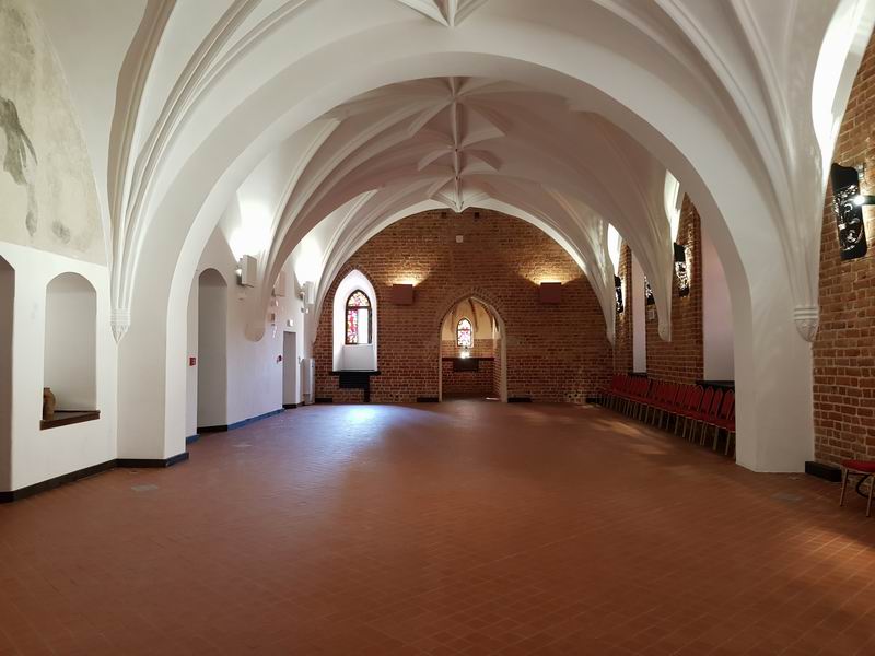 Zamek Lidzbark Warmiński Zamkowy korytarz