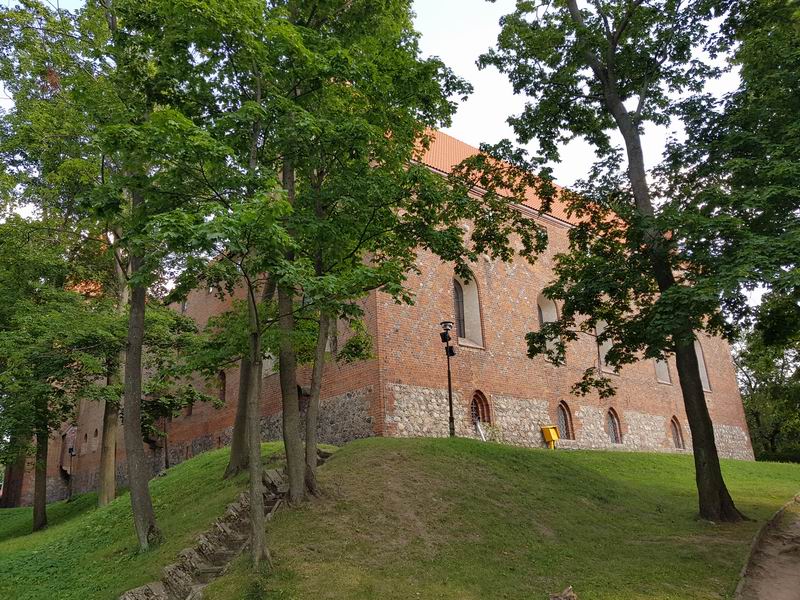 Zamek Nidzica Północno-zachodnia strona zamku