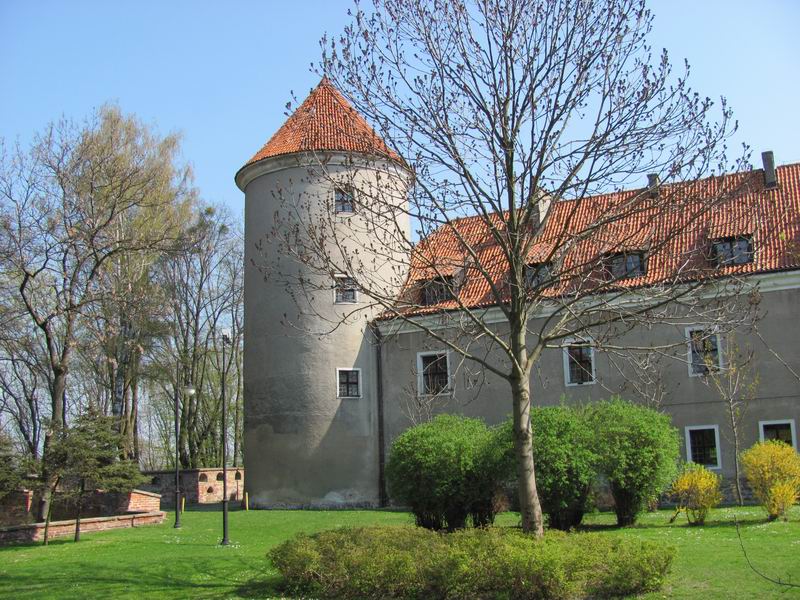 Zamek Pasłęk Strona zachodnia zamku