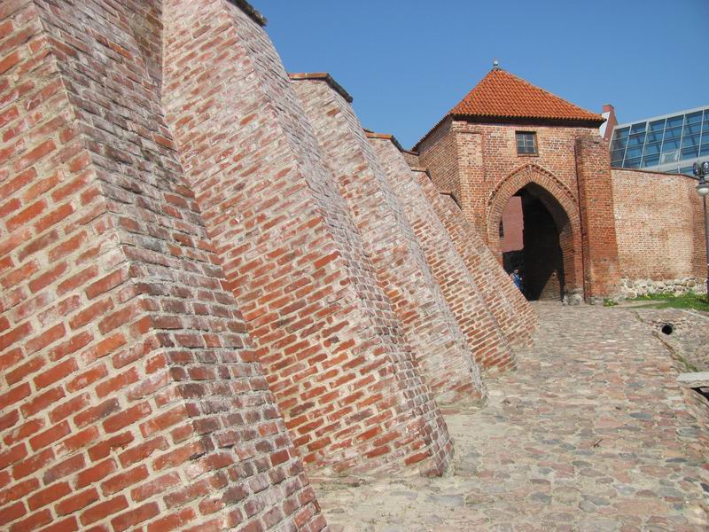 Zamek Pasłęk Mury miejskie