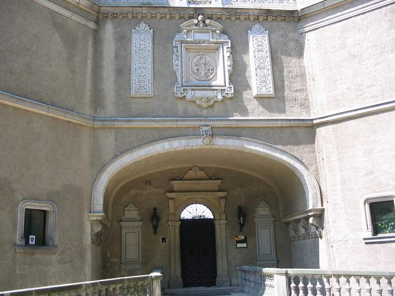 Zamek Gołuchów Drzwi wejściowe