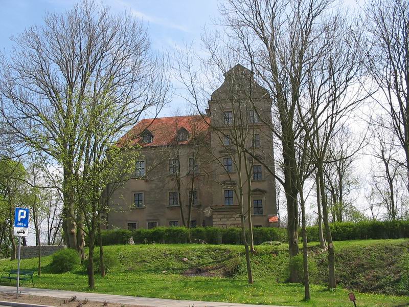 Zamek Płoty zamek von der Ostenów W całej okazałości