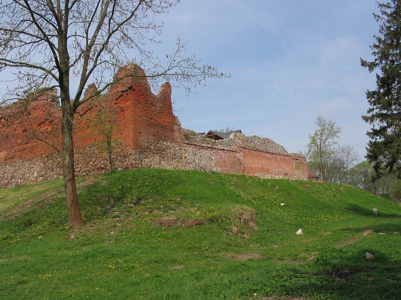Zamek Stare Drawsko Zamek w Starym Drawsku od tyłu.