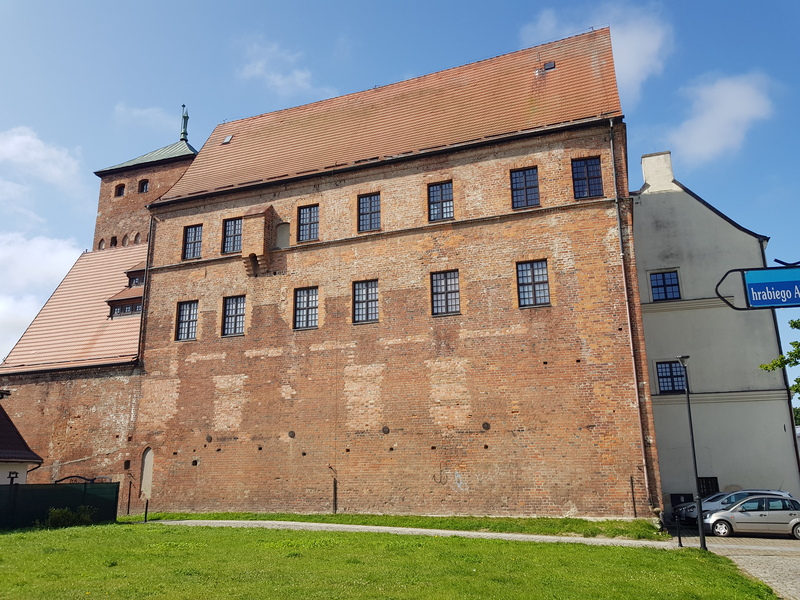 Zamek Darłowo Zamek Książąt Pomorskich od południa.