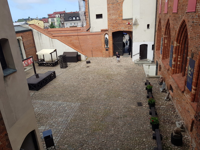 Zamek Darłowo Dziedziniec Zamku Książąt Pomorskich