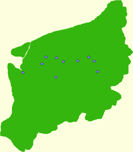 Mapa zamków województwa zachodnio-pomorskiego