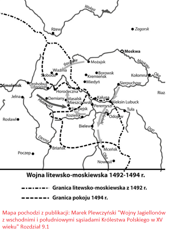 Wojna Litwy z Moskwą w latach 1492-1494